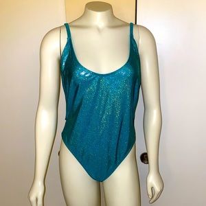 Fashion Nova One Piece Sparkle Swimsuit